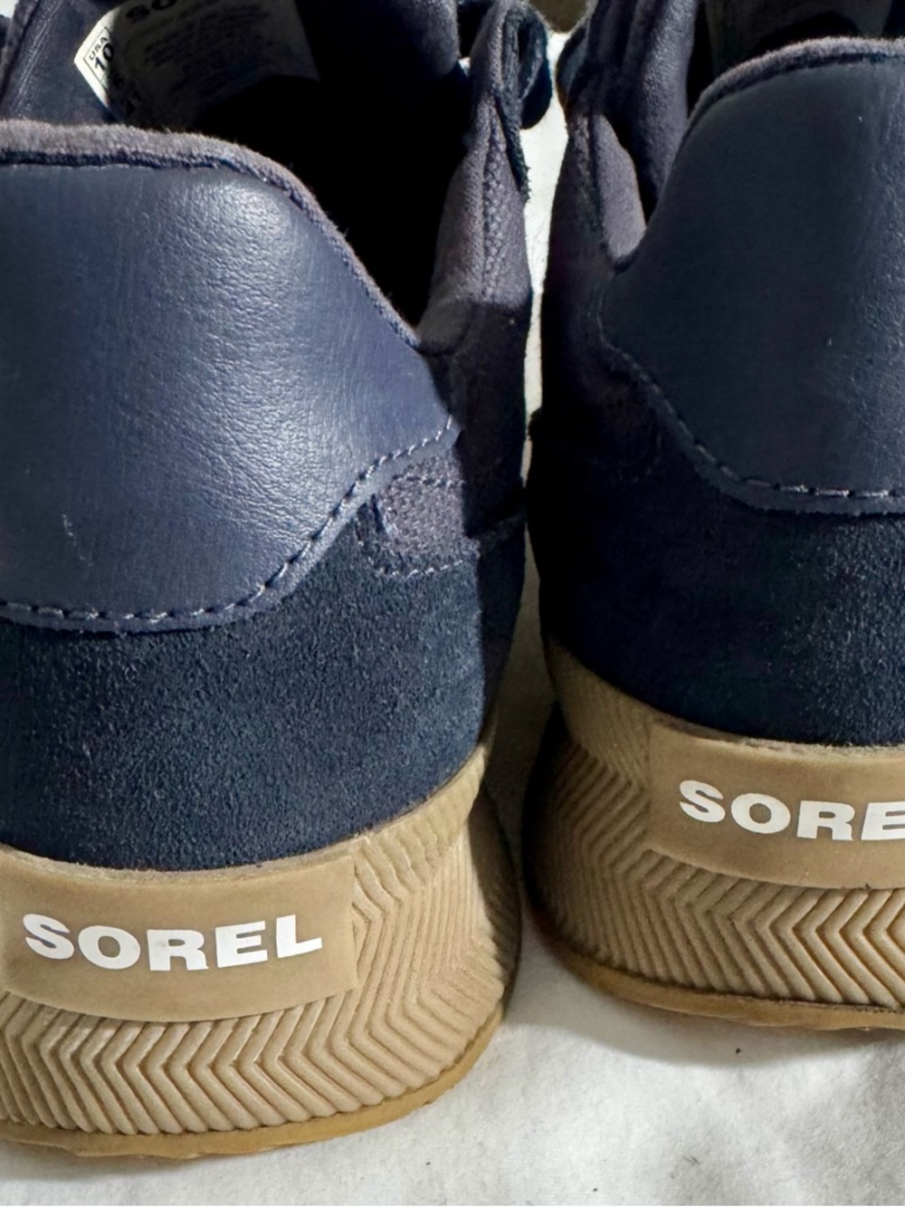SOREL Navy Suede & Leather Sneakers - Casual Style sz 10